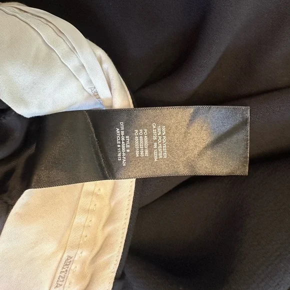 Aritzia Effortless Pant Curve Fit Black High Waisted Wide Leg Trouser - Picture 4 of 4